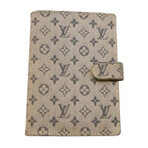 LOUIS VUITTON Mini Lin Agenda PM Denim w/COA